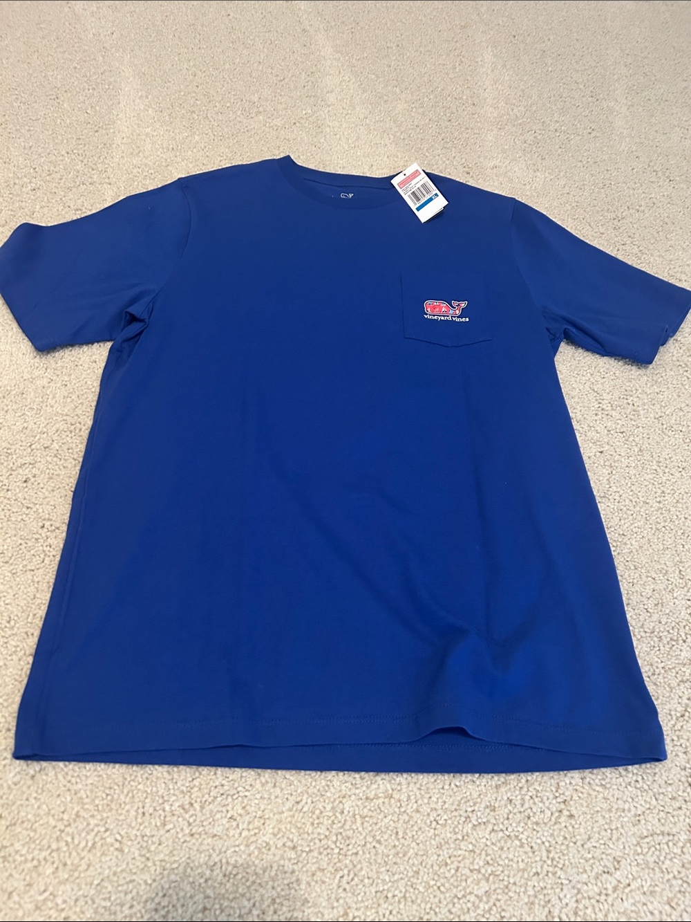 Vineyard Vines Boy’s Royal Blue Short Sleeve Pocket Tee